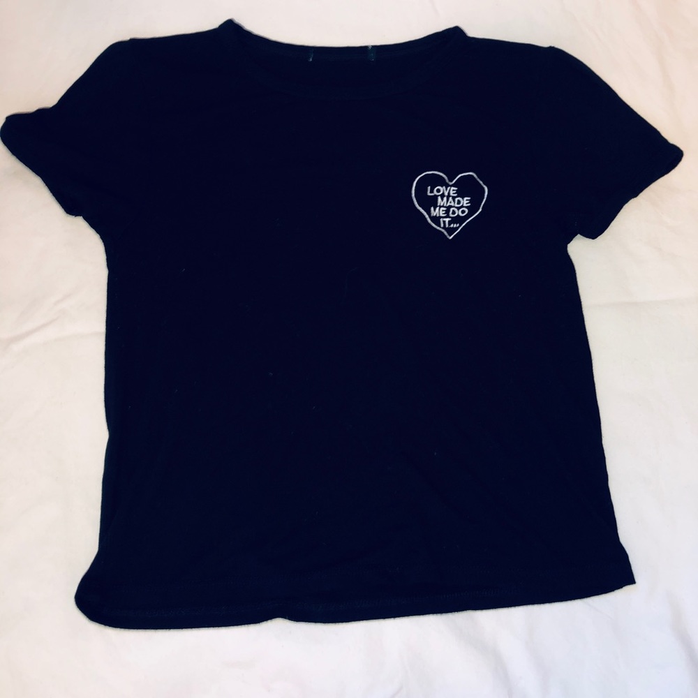 Black Crop Top